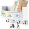 Image 1 : Lot of 1 Halcent Entryway Mail Organizer/Coat Rack/Key Holder Hook
