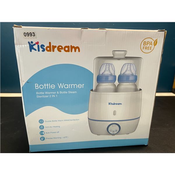 Lot of 1 Bottle Warmer/Bottle Steam Sterilizer 2-in-1 for Baby Bottles