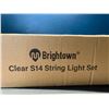 Image 2 : Lot of 1 Brightown 48FT Clear LED S14 Outdoor String Light Set