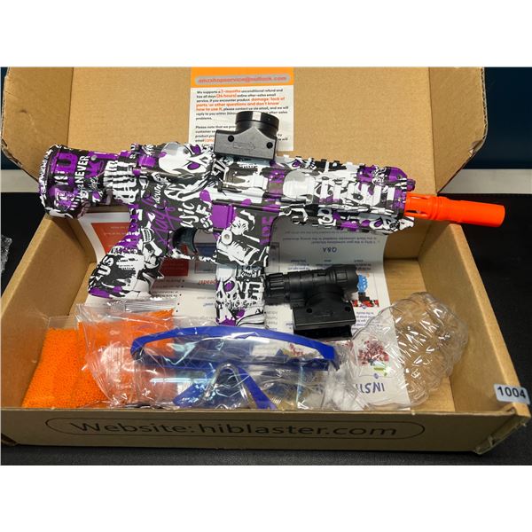 Lot of 1 Electric Automatic Gel Ball Blaster Gun - Purple Camo