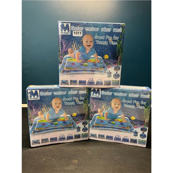 Lot of 3 Baby Water Sensory Play Mats