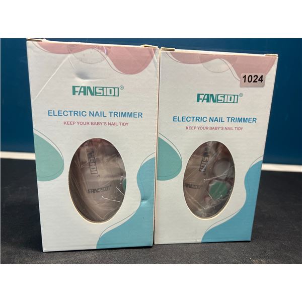 Lot of 2 Electric Nail Trimmers