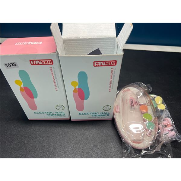 Lot of 2 Electric Nail Trimmers
