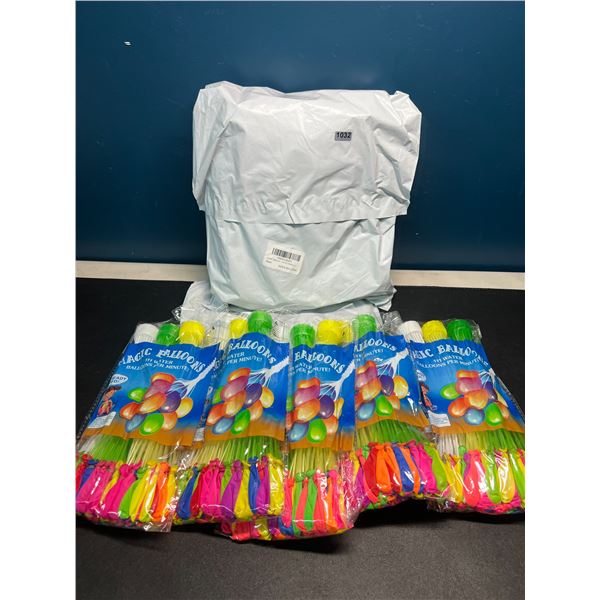 Lot of 2 Multi-Packs of Easy-Fill Magic Water Balloons/Bunch o Balloons - 555 Per Pack!