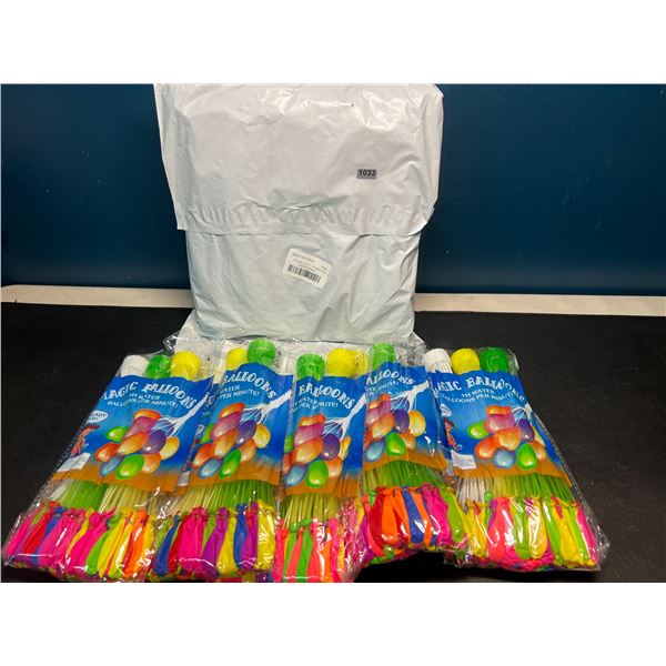 Lot of 2 Multi-Packs of Easy-Fill Magic Water Balloons/Bunch o Balloons - 555 Per Pack!