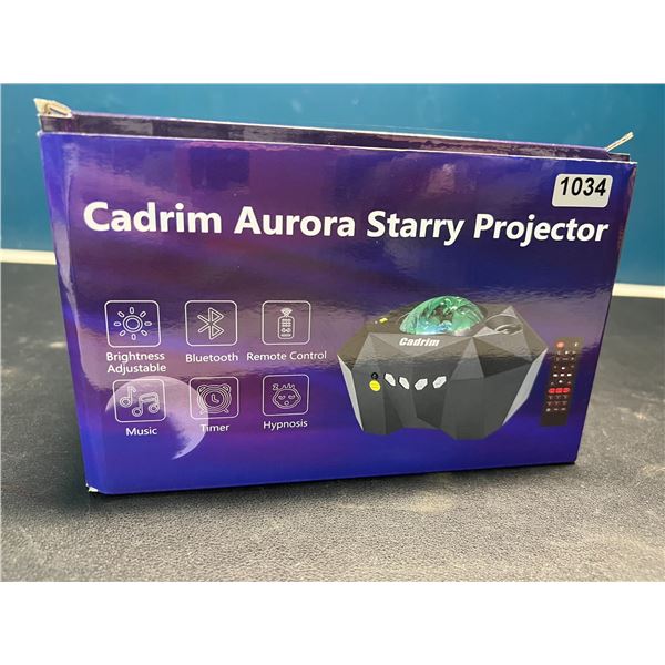 Lot of 1 Aurora Star Galaxy Projector/Starry Night Light w/ Remote Control