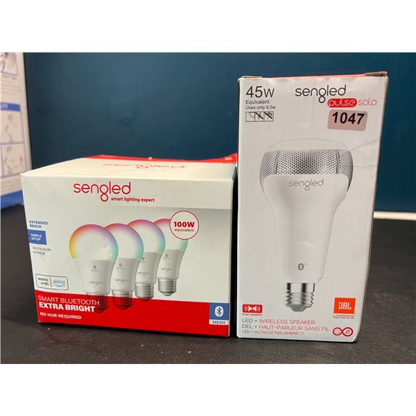Lot of 2 Assorted Packs of Sengled LED Smart Bulbs