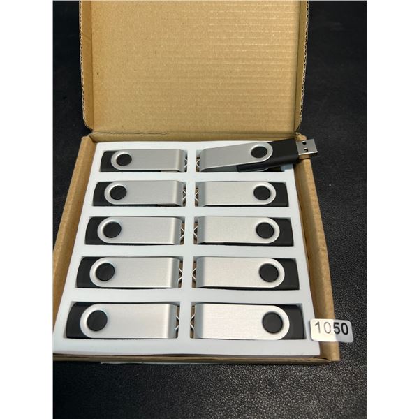 Lot of USB Flash Drives - 10 Pack