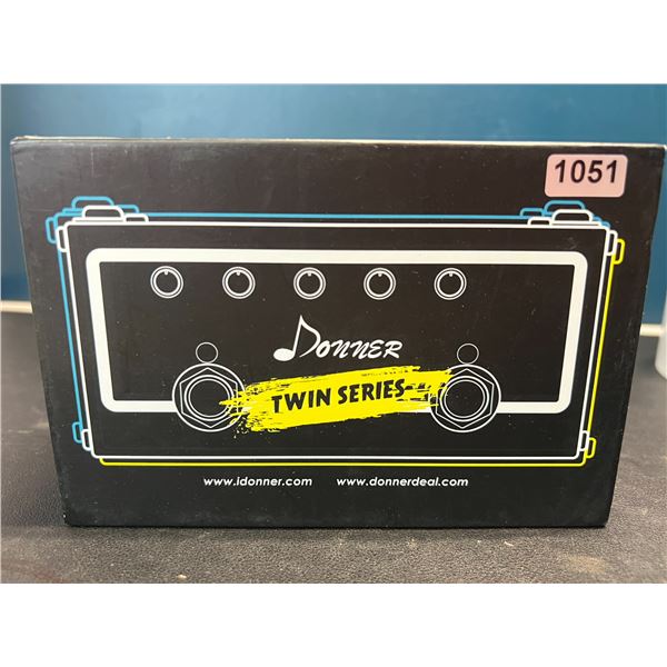 Lot of 1 Donner Twin Series Water Echo Multi Guitar Effect Pedal