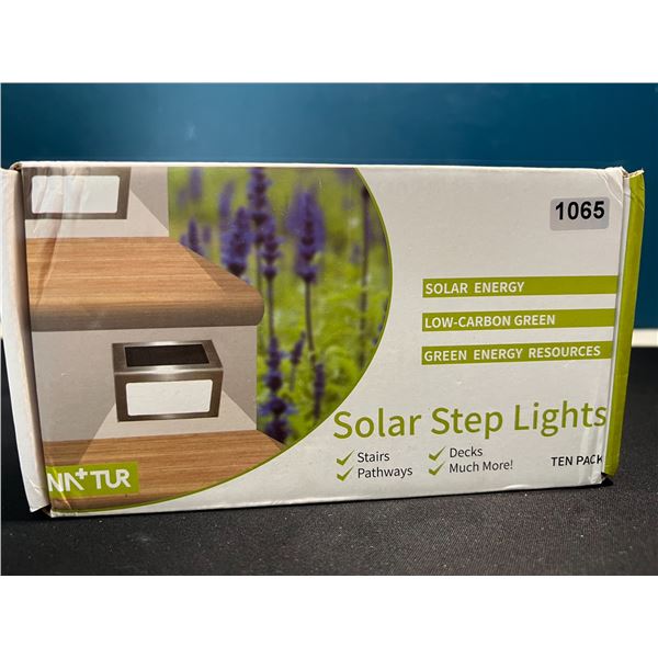 Lot of 1 Pack of Solar Step Lights (10 pack of lights in box)