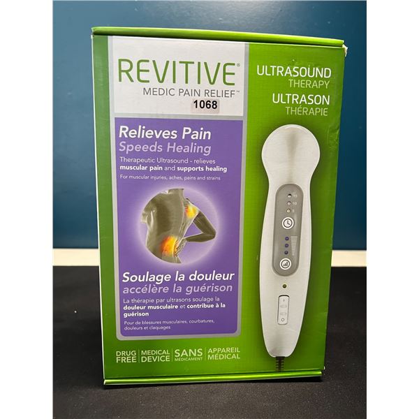 Lot of 1 Revitive Medic Pain Relief Ultrasound Therapy Device - Brand New!