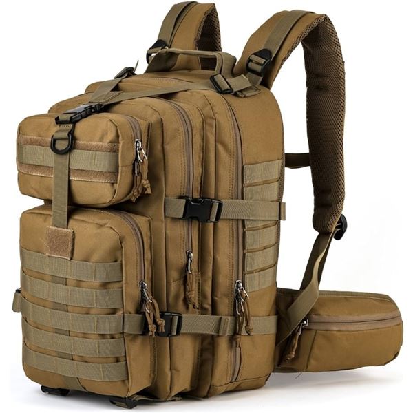 Lot of 1 Sharkmouth Tactical Backpack for Hunting, Camping, Outdoors, Fishing, Travel, etc.