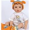 Image 2 : Lot of 1 Paradise Galleries Real Life-Like Baby Doll - 21in Tall - "Puppy Love"