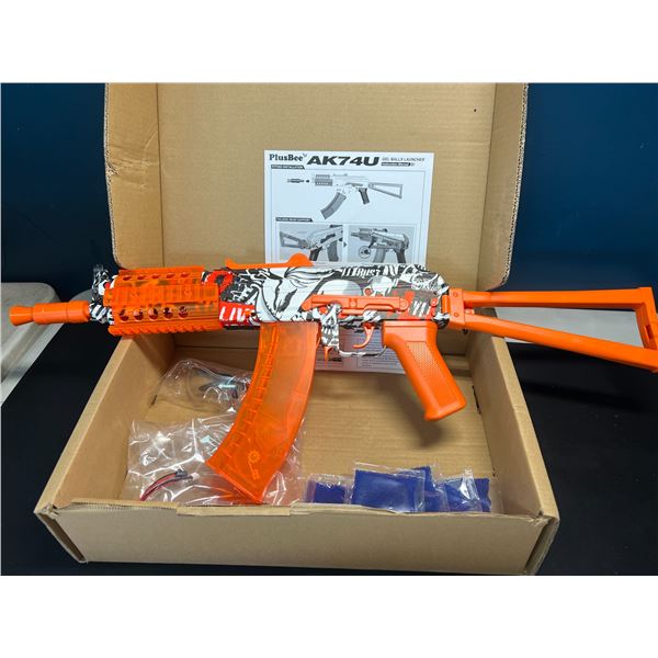 Lot of 1 AK74U Continuous Launch Electric Gel Ball Blaster Gun