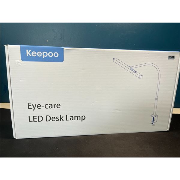 Lot of 1 Eye-Care LED Desk Lamp - Clamps onto desk