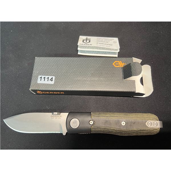 Lot of 1 Gerber 39 Series Micarta Folding Knife - Brand New