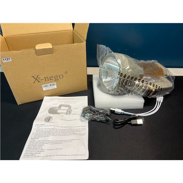 Lot of 1 Rechargeable Handheld Searchlight/Spotlight