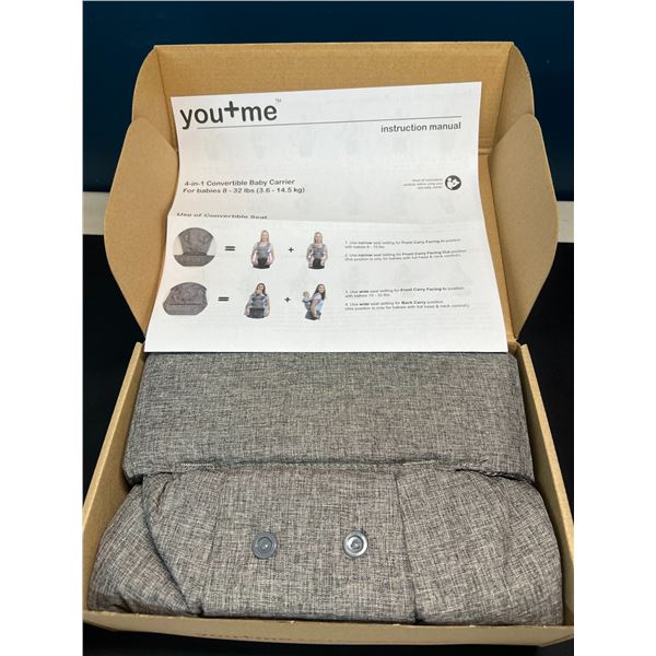 Lot of 1 4-in-1 Convertible Baby Carrier (For babies 8-32lbs)