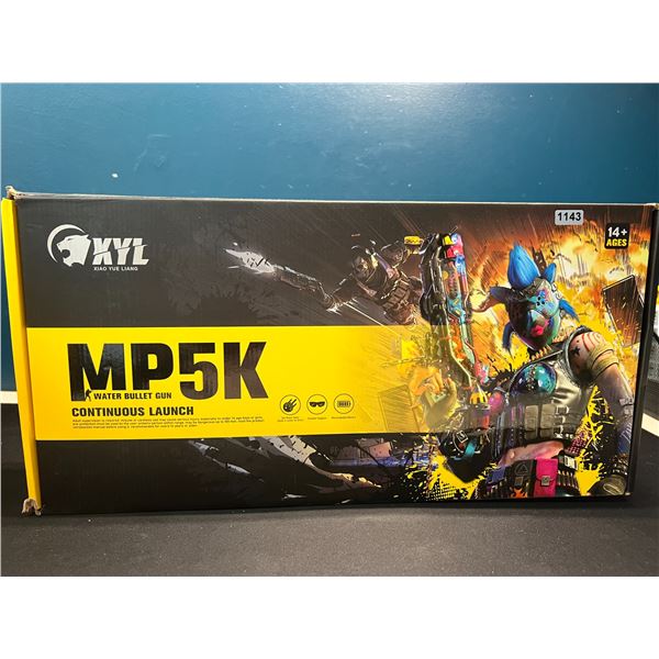 Lot of 1 MP5K Continuous Launch Electric Gel Ball Blaster Gun