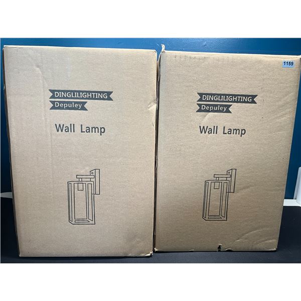 Lot of 2 Outdoor Wall Lamps