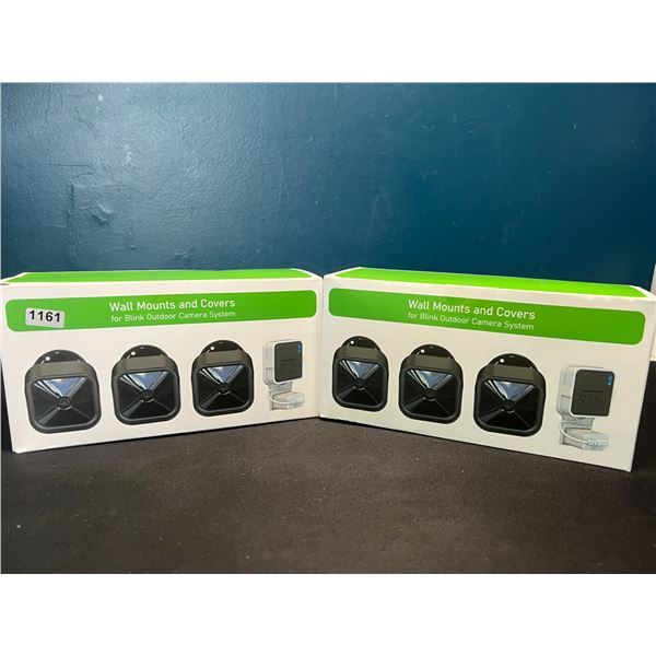Lot of 2 Packs of Wall Mounts and Covers for Blink Cameras