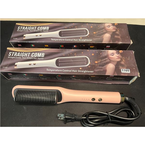 Lot of 2 Hair Straightening Brushes