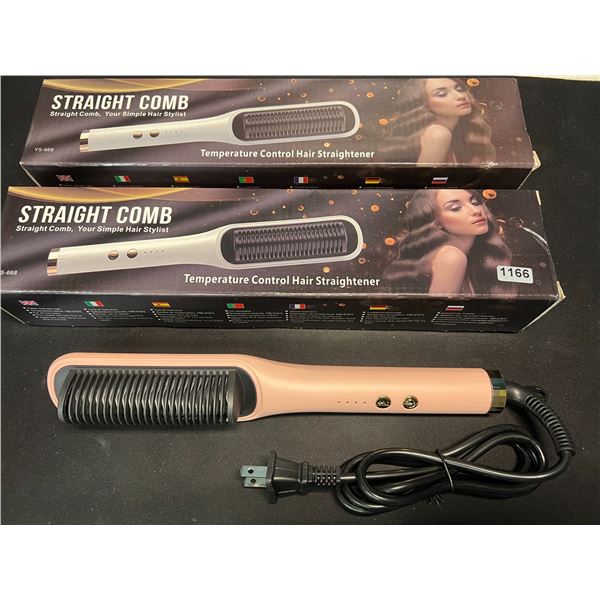 Lot of 2 Hair Straightening Brushes