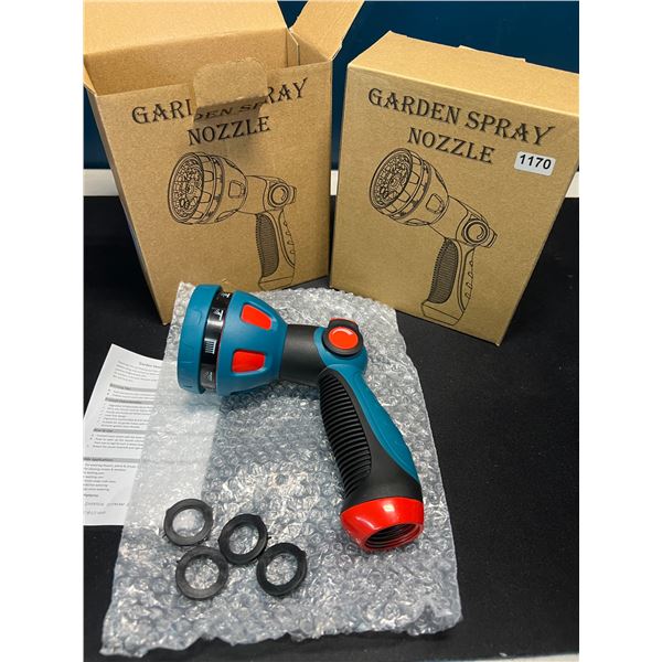 Lot of 2 Garden Hose Spray Nozzles