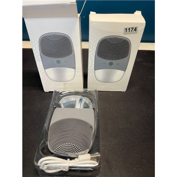 Lot of 2 Sonic Facial Cleansing Brushes - Rechargeable!