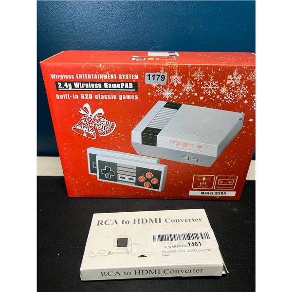 Lot of 1 Mini Game Anniversary Edition Entertainment System - 620 Classic/Retro Games Built-In