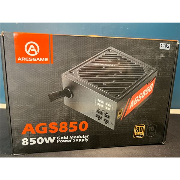 Lot of 1 Aresgame AGS850 850W Gold Modular Power Supply for PC's