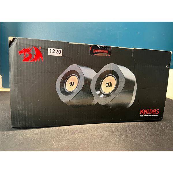 Lot of 1 Pair of Red Dragon Kaidas RGB Speakers for Gaming