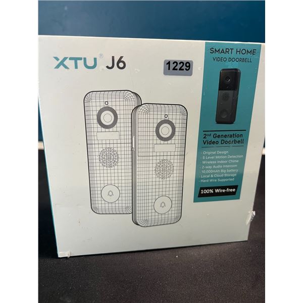 Lot of 1 Smart Home Video Doorbell - Wire-Free! Brand New SEALED!