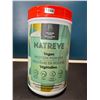 Image 1 : Lot of 1 Tub of Natreve Vegan Protein Powder - Fudge Brownie