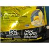 Image 2 : Lot of 1 Giant Bag of Mammoth Mass Protein Powder - Banana Flavor - 6.8kg/15lb Bag