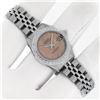 Image 3 : Rolex Ladies Quickset Salmon Roman Diamond 26MM Datejust With Rolex Box