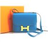 Image 1 : Hermes Bleu Zanzibar GHW Mini Constance Bag