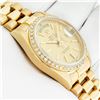 Image 9 : Rolex Mens 18K Yellow Gold Day Date President Champagne Index & Diamond Watch