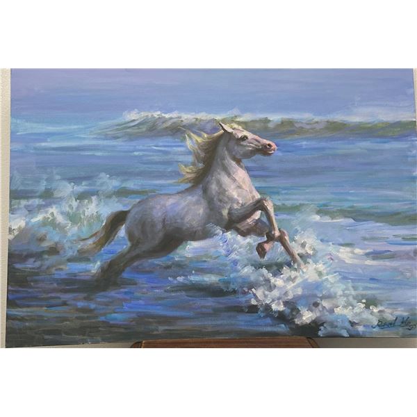 White Stallion ORIGINAL by Richard ZuMing Ho