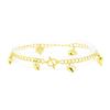 Image 2 : Heart Charm Bracelet - 22KT Yellow Gold