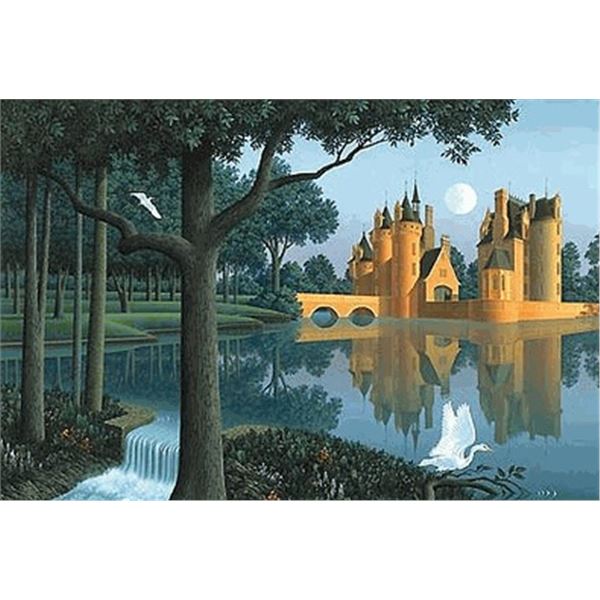 Le Moulin by Jim Buckels on panel