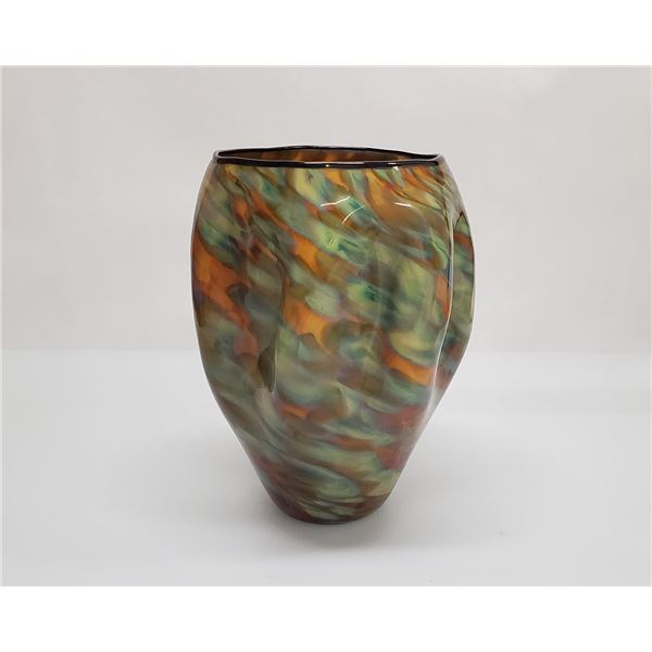 Impressionist Amorphic Vase by Seattle Glassblowing Studio