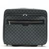 Image 1 : Louis Vuitton Damier Graphite Canvas Leather Pilot Case Travel Bag