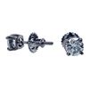 Image 2 : 1.05 ctw Diamond Stud Earrings - 14KT White Gold