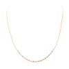 Image 1 : 24 Inch Valentino Chain - 14KT Yellow, Rose, and White Gold