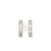 Image 1 : 1.87 ctw Diamond Hoop Earrings - 14KT White Gold