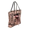 Image 2 : Chanel Light Pink Printed Corduroy with Silk Scarf Tote Bag