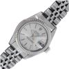 Image 1 : Rolex Ladies Stainless Steel Quickset Factory Silver Index Datejust With Rolex B