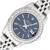 Image 1 : Rolex Ladies Quickset Stainless Steel Blue Index Diamond Datejust 26MM