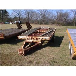 SHOPBUILT 16' S/A TILT TRAILER (BILL OF SALE